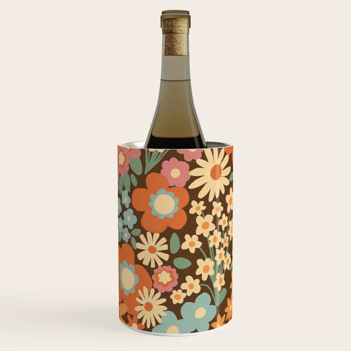 Calendulas and daisies Wine Chiller Gallery Image 3