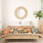 Calendulas and daisies Duvet Cover Gallery Image 3