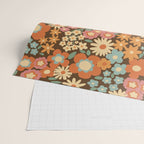 Calendulas and daisies Wrapping Paper Gallery Image 2