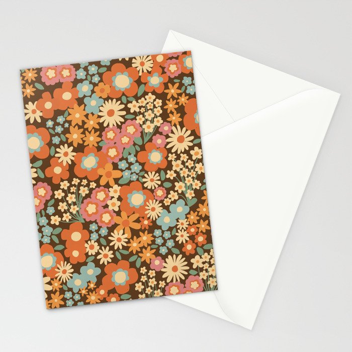 Calendulas and daisies Stationery Card Gallery Image 2