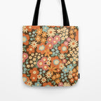 Calendulas and daisies Tote Bag Gallery Image 1