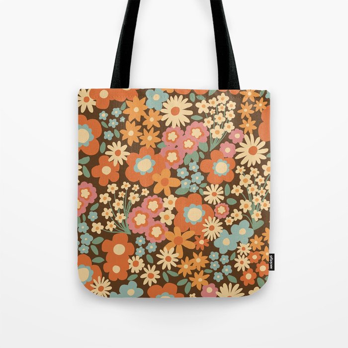 Calendulas and daisies Tote Bag Gallery Image 1