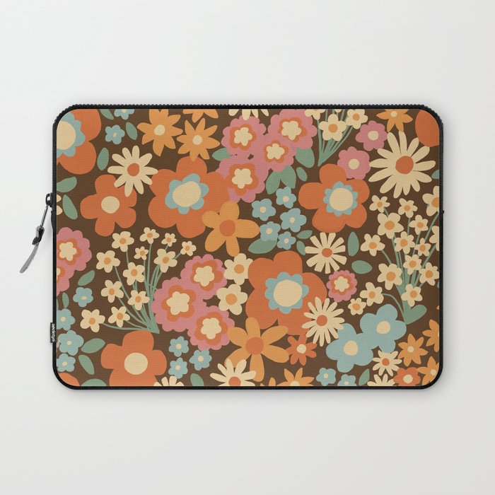 Calendulas and daisies Laptop Sleeve Gallery Image 1