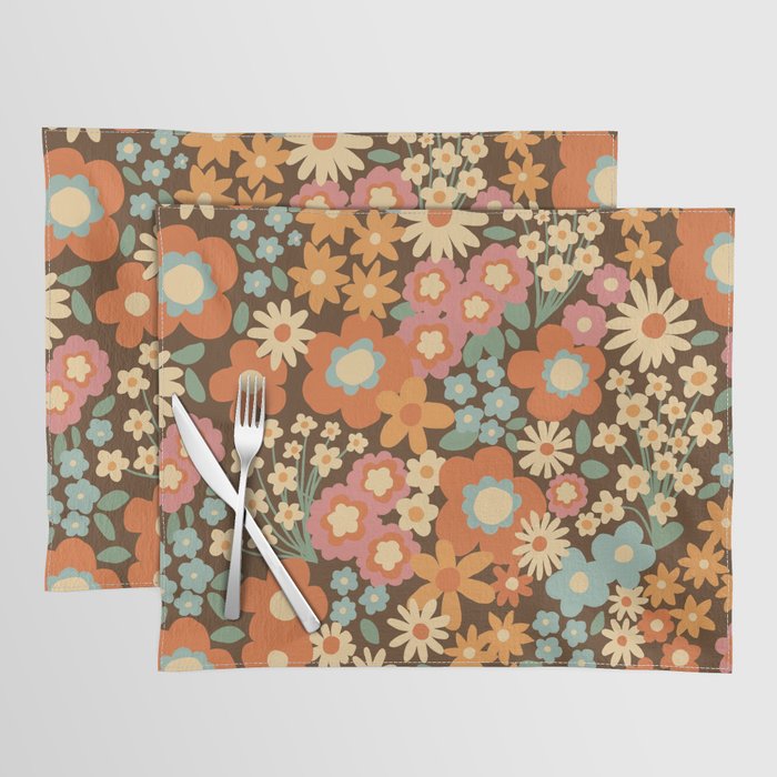 Calendulas and daisies Placemat Gallery Image 1
