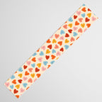 Happy Smiley Heart Table Runner Gallery Image 3