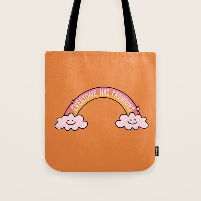 Everyone has Pronouns Tote Bag Gallery Image 1