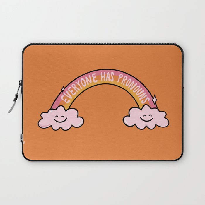 Everyone has Pronouns Laptop Sleeve Gallery Image 1