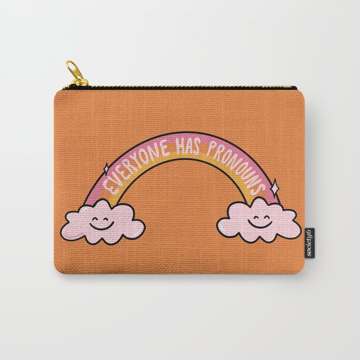 Everyone has Pronouns Carry All Pouch Gallery Image 1