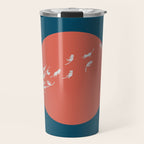 Cat and Plant 25: Cat Dandelion Travel Mug Gallery Image 1