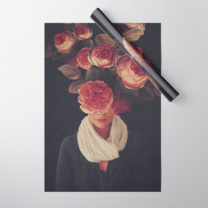 The smile of Roses Wrapping Paper Gallery Image 1