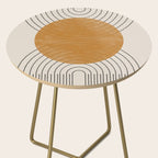 Minimal Line, Arch, Gold Sun Side Table Gallery Image 2