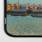 Hasui Hama-cho Riverbank Japanese Woodblock Print Laptop Sleeve Gallery Image 3