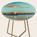 Hasui Hama-cho Riverbank Japanese Woodblock Print Side Table Gallery Image 2
