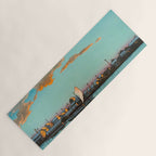 Hasui Hama-cho Riverbank Japanese Woodblock Print Yoga Mat Gallery Image 1