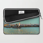 Hasui Hama-cho Riverbank Japanese Woodblock Print Laptop Sleeve Gallery Image 2
