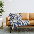 Lazy Daisies #1 Throw Blanket Gallery Image 1