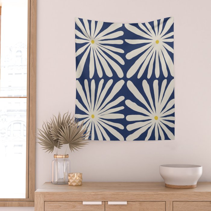 Lazy Daisies #1 Wall Tapestry Gallery Image 2