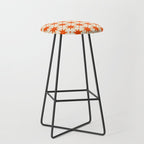 Golden Radiance: Symmetrical Starburst Pattern Stool Gallery Image 1