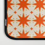 Golden Radiance: Symmetrical Starburst Pattern Laptop Sleeve Gallery Image 3