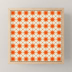 Golden Radiance: Symmetrical Starburst Pattern Mini Art Print Gallery Image 1
