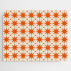 Golden Radiance: Symmetrical Starburst Pattern Jigsaw Puzzle Gallery Image 1