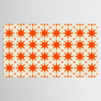 Golden Radiance: Symmetrical Starburst Pattern Tablecloth Gallery Image 2