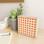 Golden Radiance: Symmetrical Starburst Pattern Mini Art Print Gallery Image 2