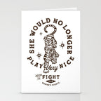Feminist Women's Rights Quote Supporting Feminism Stationery Card Gallery Image 2