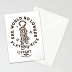 Feminist Women's Rights Quote Supporting Feminism Stationery Card Gallery Image 2