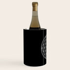 Flower of life on black Wine Chiller Gallery Image 2