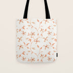 Floral Clematis Vine Tote Bag Gallery Image 1