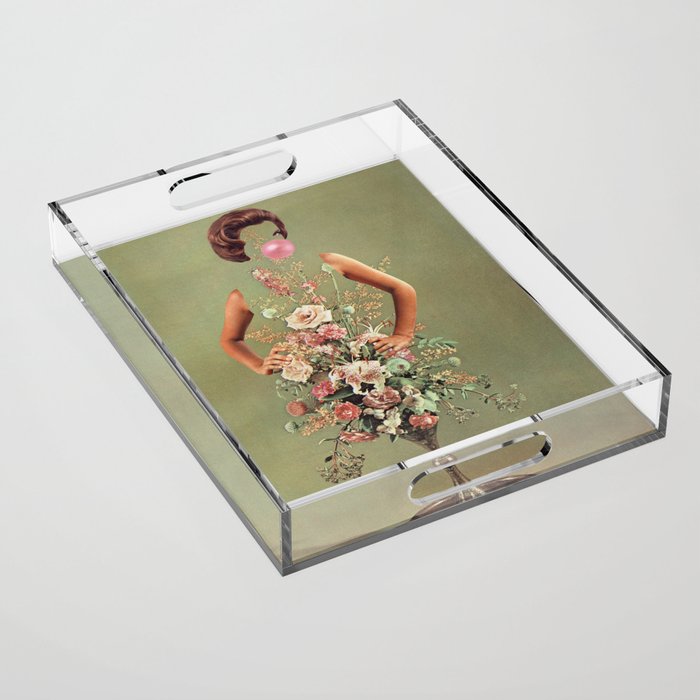 I bloomed sweetie Acrylic Tray Gallery Image 1