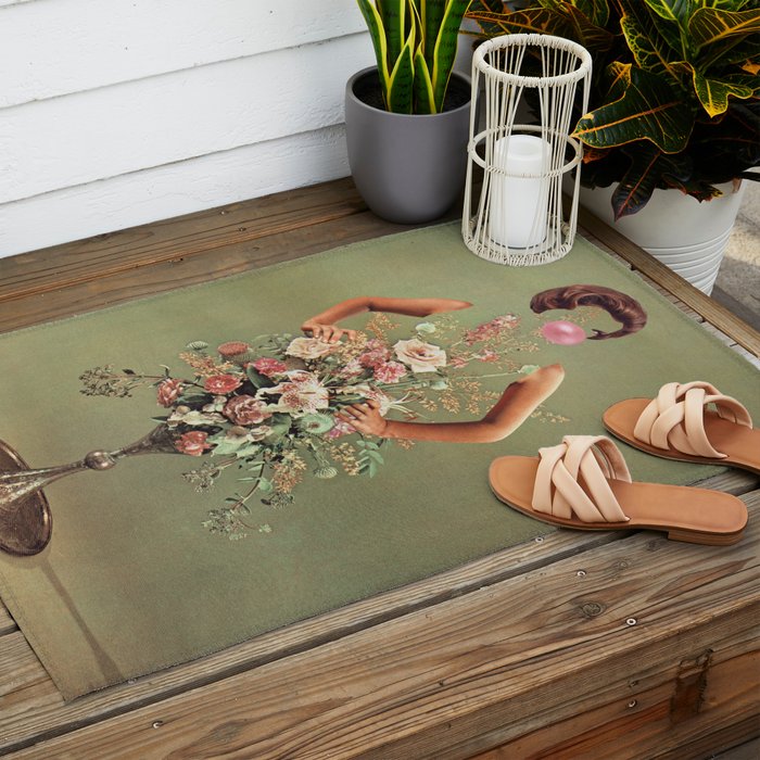 I bloomed sweetie Outdoor Rug Gallery Image 2