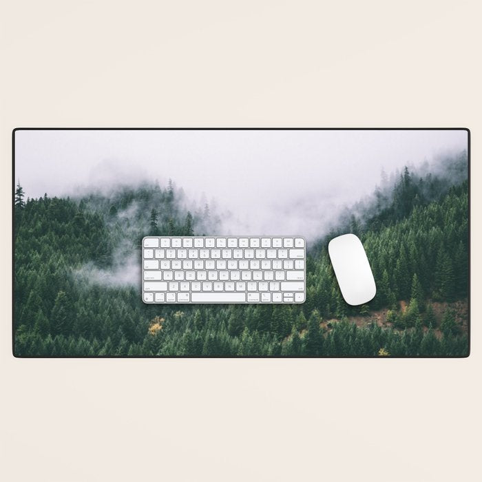 Forest Fog VIII Desk Mat Gallery Image 1