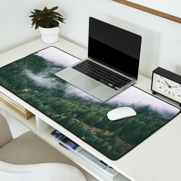 Forest Fog VIII Desk Mat Gallery Image 2