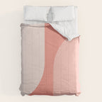 Modern Minimal Arch Abstract XLVI Comforter Gallery Image 6