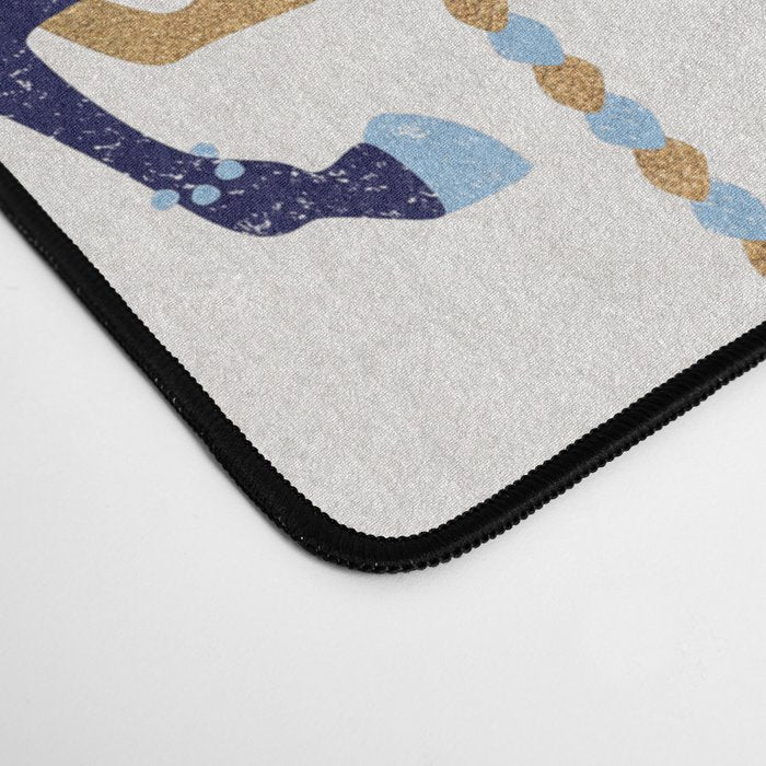 Carousel Horses - Copper & Blue Desk Mat Gallery Image 4