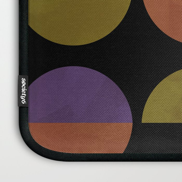 mid century abstract geometric autumn 3 Laptop Sleeve Gallery Image 3