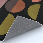 mid century abstract geometric autumn 3 Rug Gallery Image 4