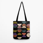 mid century abstract geometric autumn 3 Tote Bag Gallery Image 2