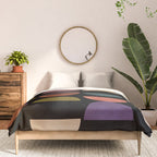 mid century abstract geometric autumn 3 Comforter Gallery Image 3