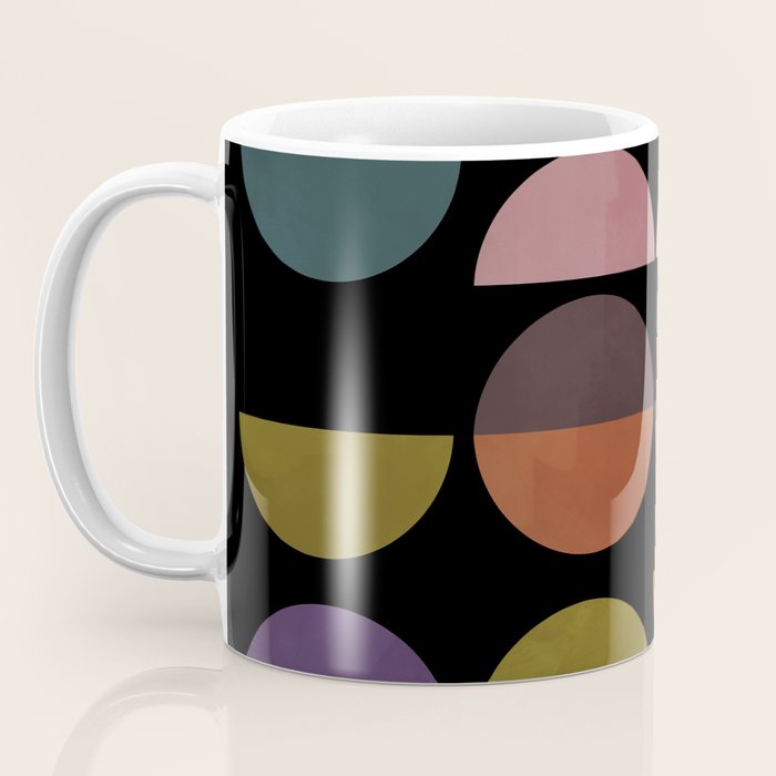 mid century abstract geometric autumn 3 Coffee Mug Gallery Image 3