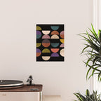 mid century abstract geometric autumn 3 Poster Gallery Image 2