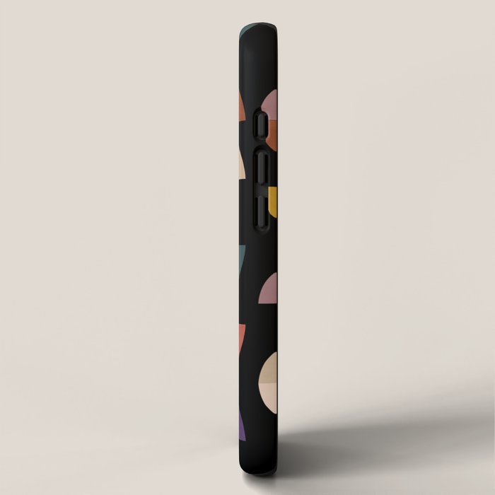 mid century abstract geometric autumn 3 iPhone Case Gallery Image 2