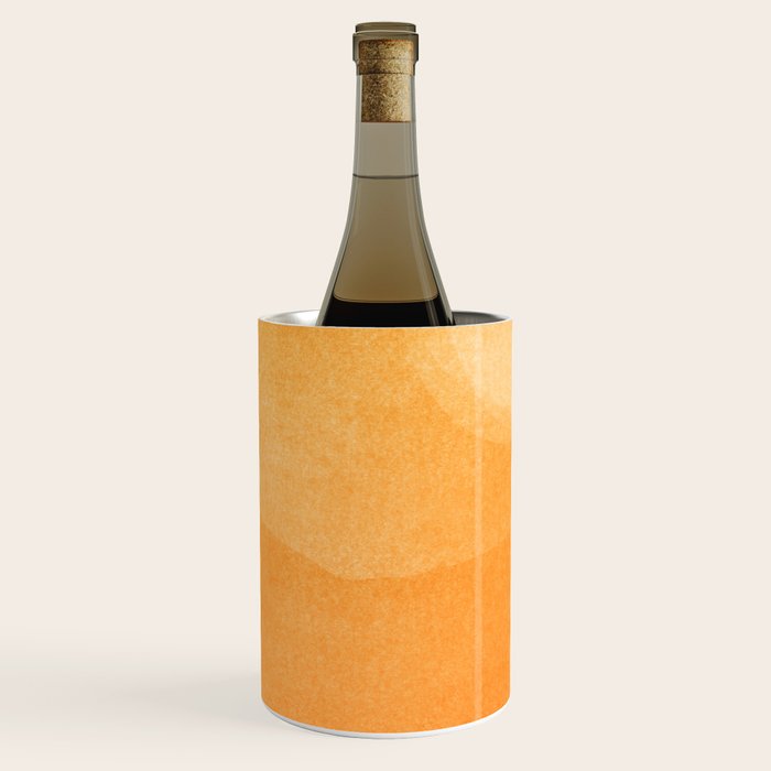 70s Style Golden Sunset Abstract Landscape Wine Chiller Gallery Image 2