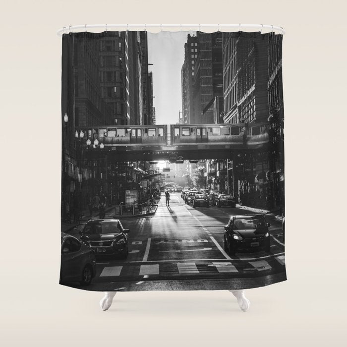 Chicago City Shower Curtain Gallery Image 1