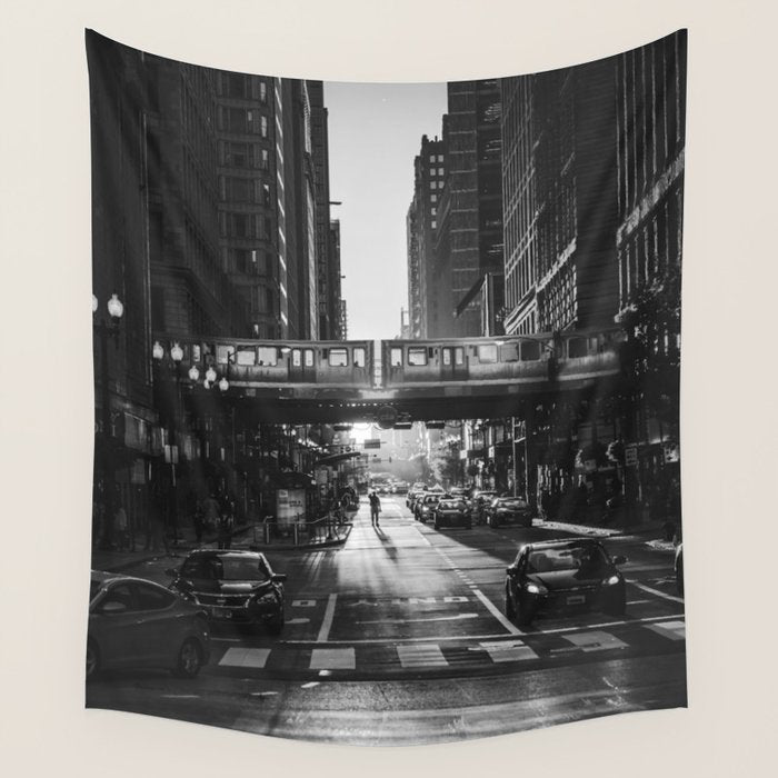 Chicago City Wall Tapestry Gallery Image 4