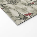 Not-So-Traditional English Fox Hunt with Dinosaurs Welcome Mat Gallery Image 2