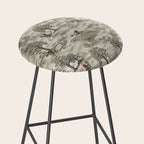 Not-So-Traditional English Fox Hunt with Dinosaurs Stool Gallery Image 2