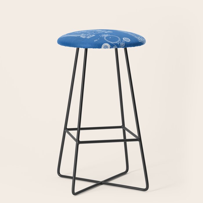 First Computer Patent - Technology Art - Blueprint Stool Gallery Image 1